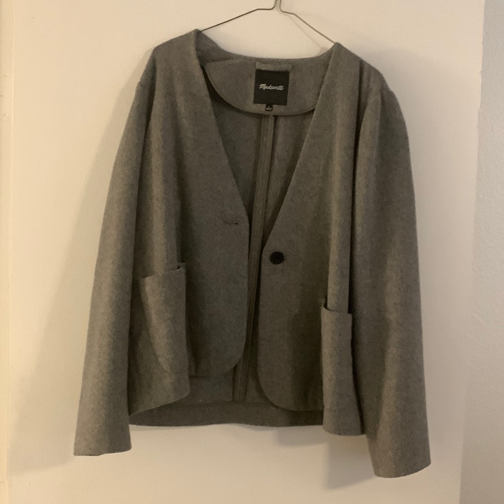 Madewell blazer. Wool. L.